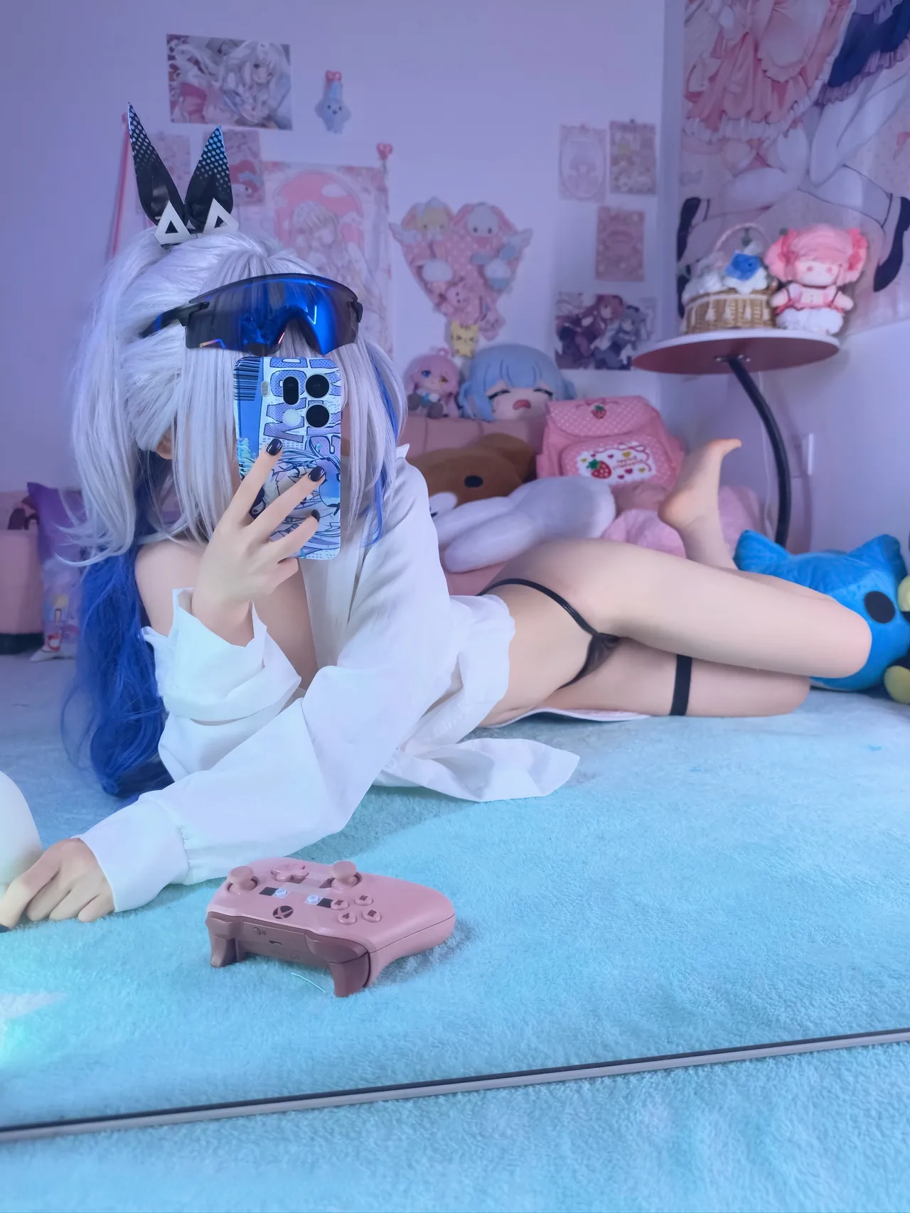 染三ran3 崩坏星穹铁道 银狼 衬衫 (108P + 7 videos as Animated WebP)-erohere94.webp