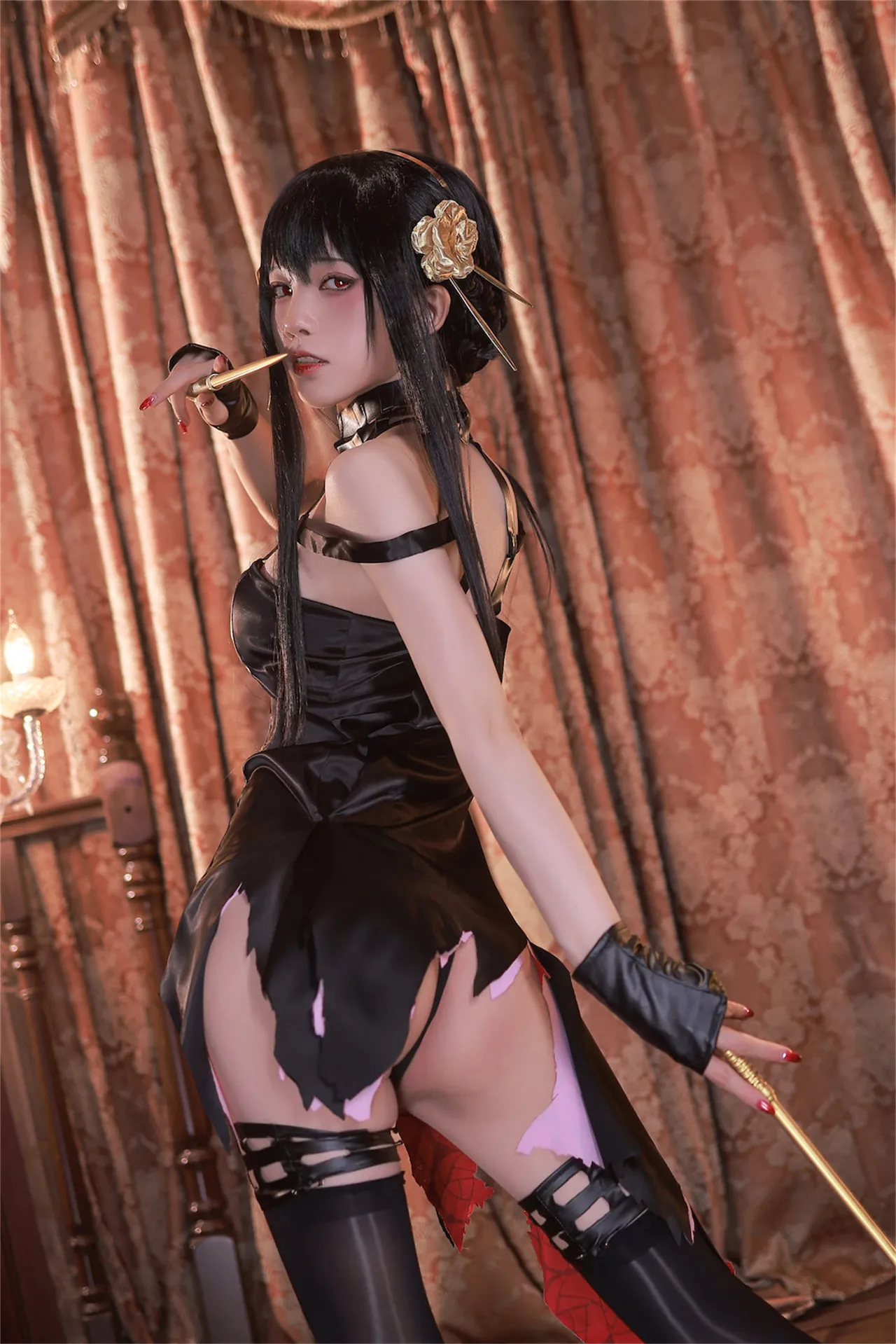 水淼Aqua 约尔 黑礼服-erohere37.webp