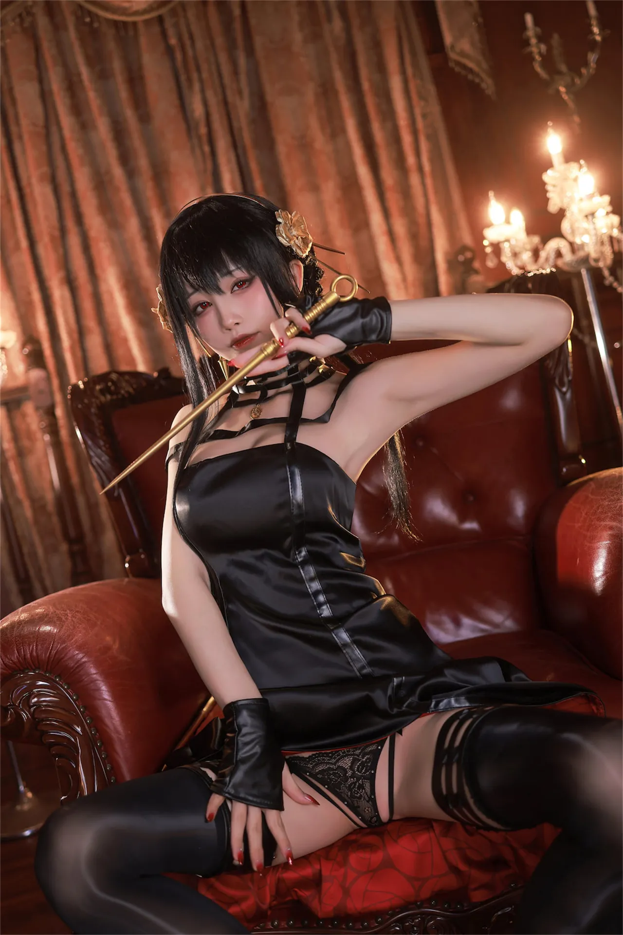 水淼Aqua 约尔 黑礼服-erohere7.webp