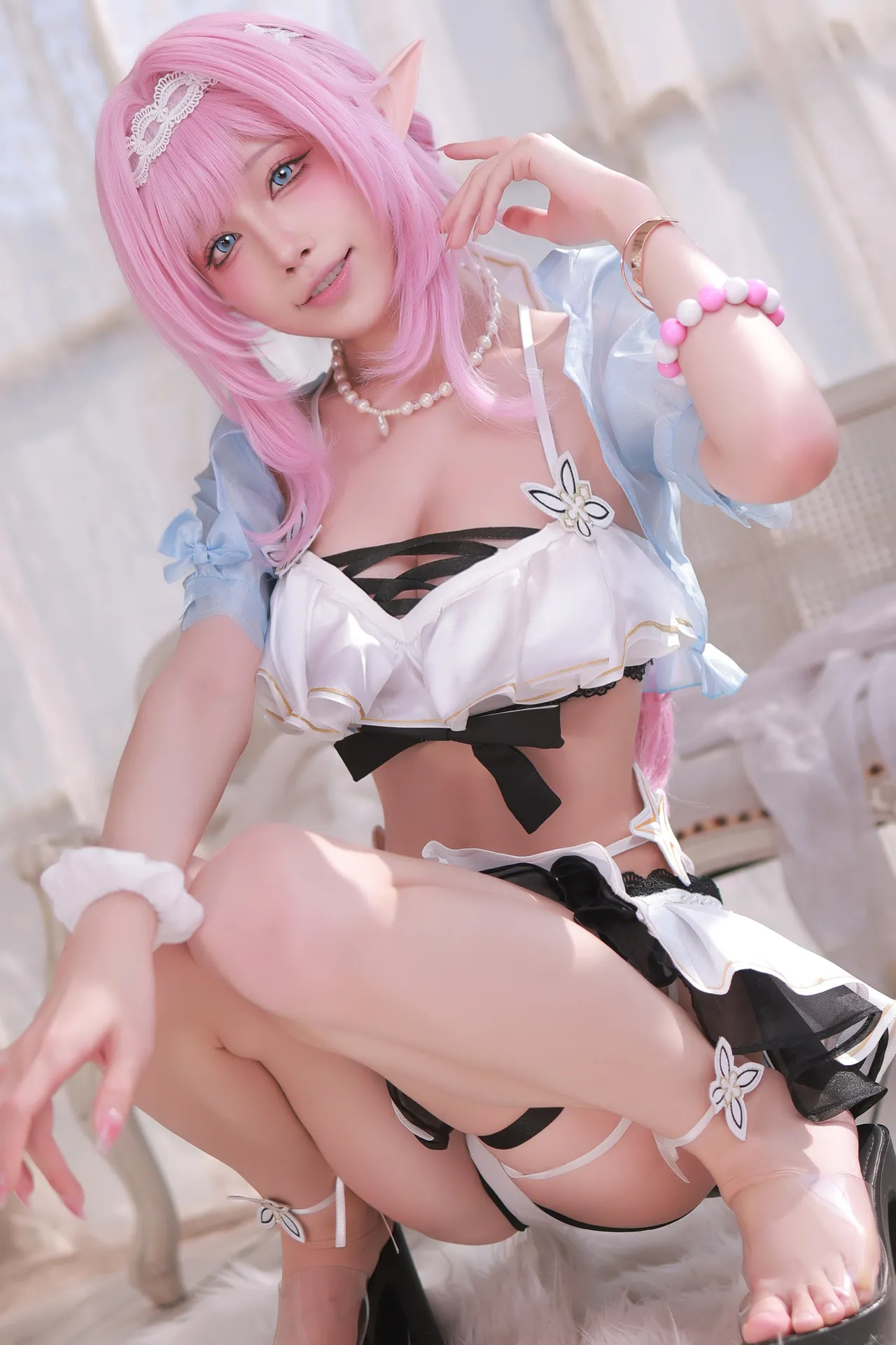 水淼Aqua - Patreon 25.08 T2 Elysia Swimsuit (Honkai Imapct3)