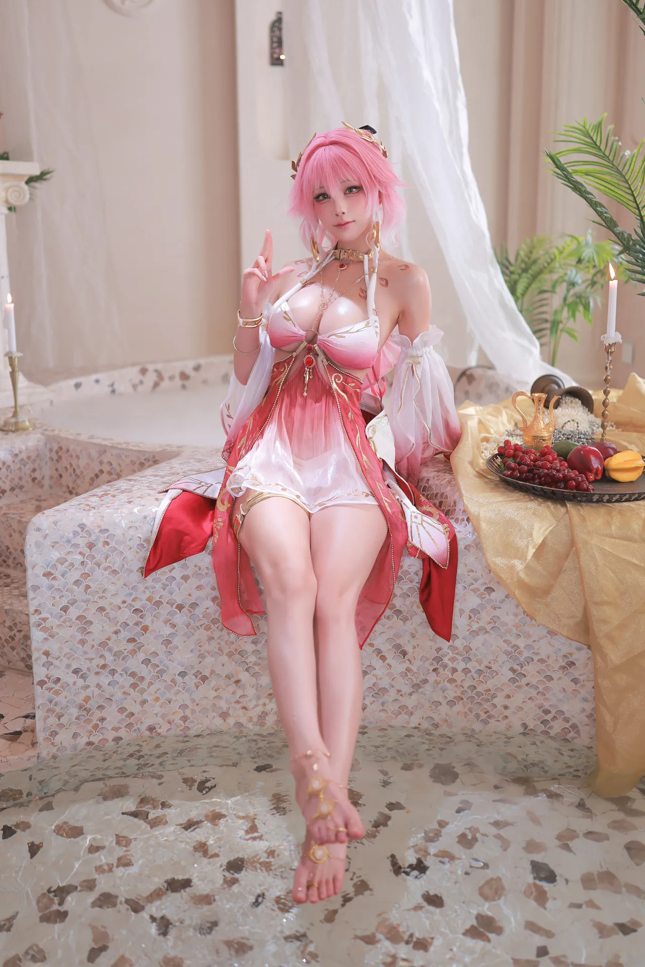 水淼aqua 鸣潮 长离 泳装-erohere8.webp