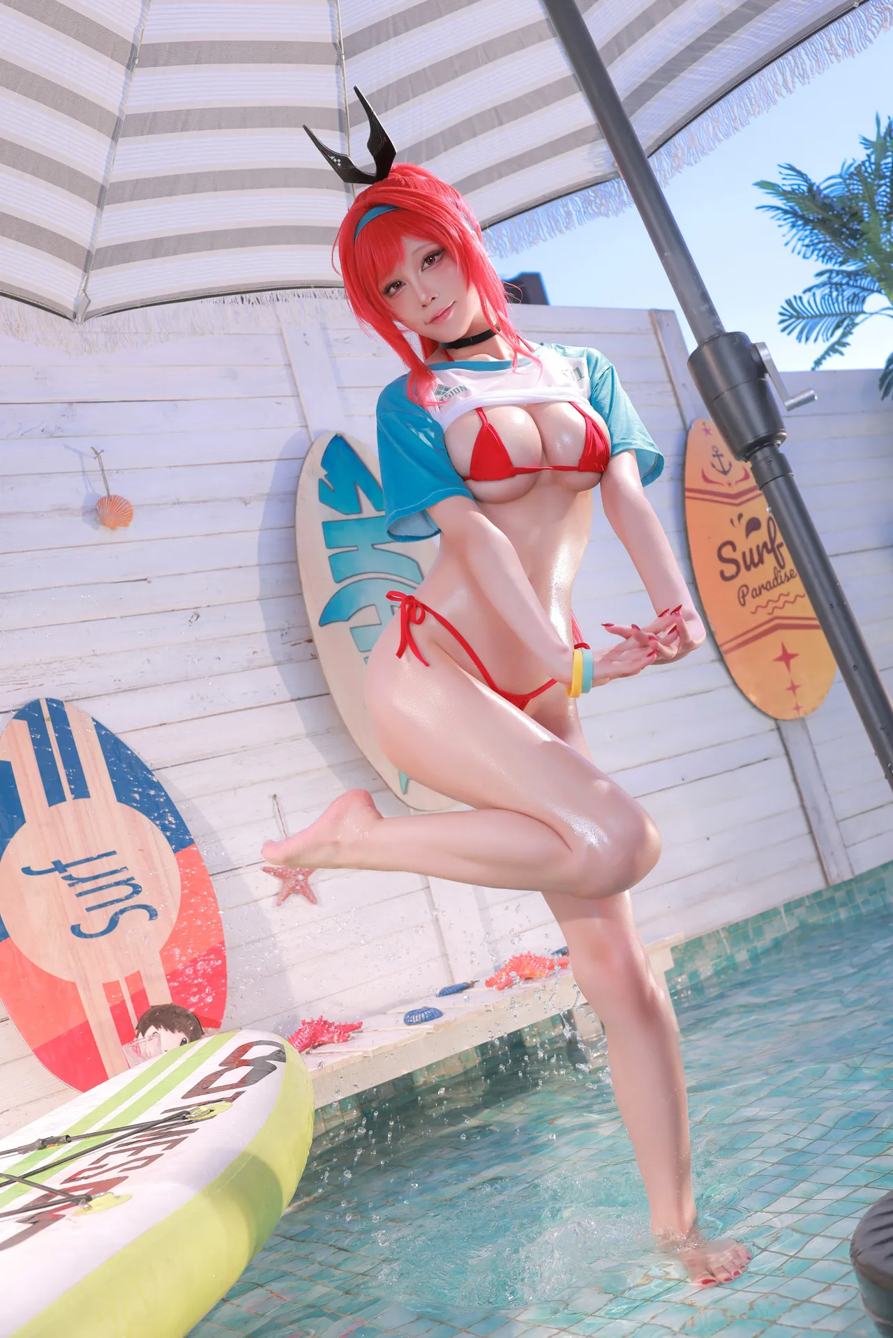 水淼aqua - 拉毗小红帽泳装（胜利女神：妮姬）-erohere37.webp