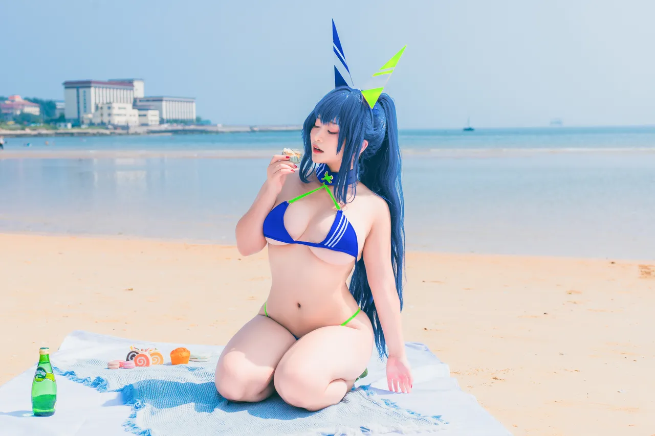 洛璃LoLiSAMA - 热恋的盛夏 花园泳装-erohere12.webp