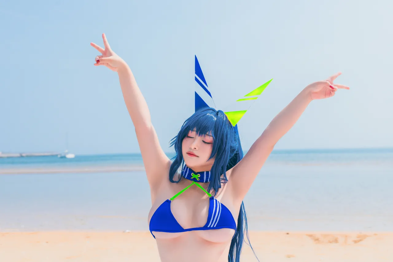 洛璃LoLiSAMA - 热恋的盛夏 花园泳装-erohere14.webp
