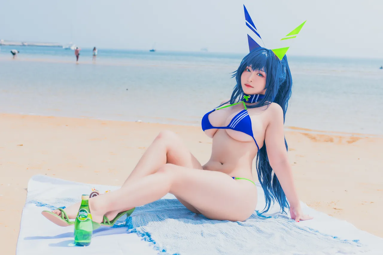 洛璃LoLiSAMA - 热恋的盛夏 花园泳装-erohere29.webp
