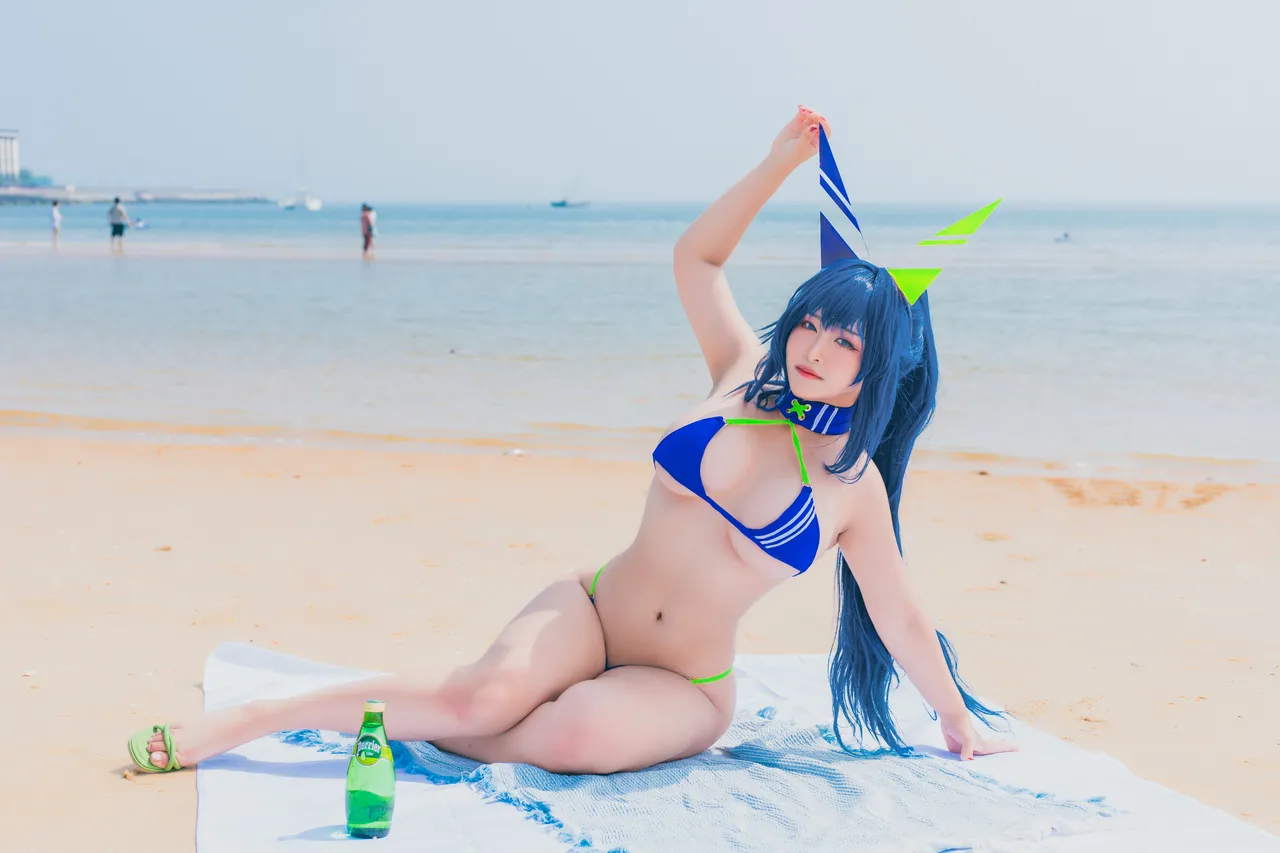 洛璃LoLiSAMA - 热恋的盛夏 花园泳装-erohere30.webp