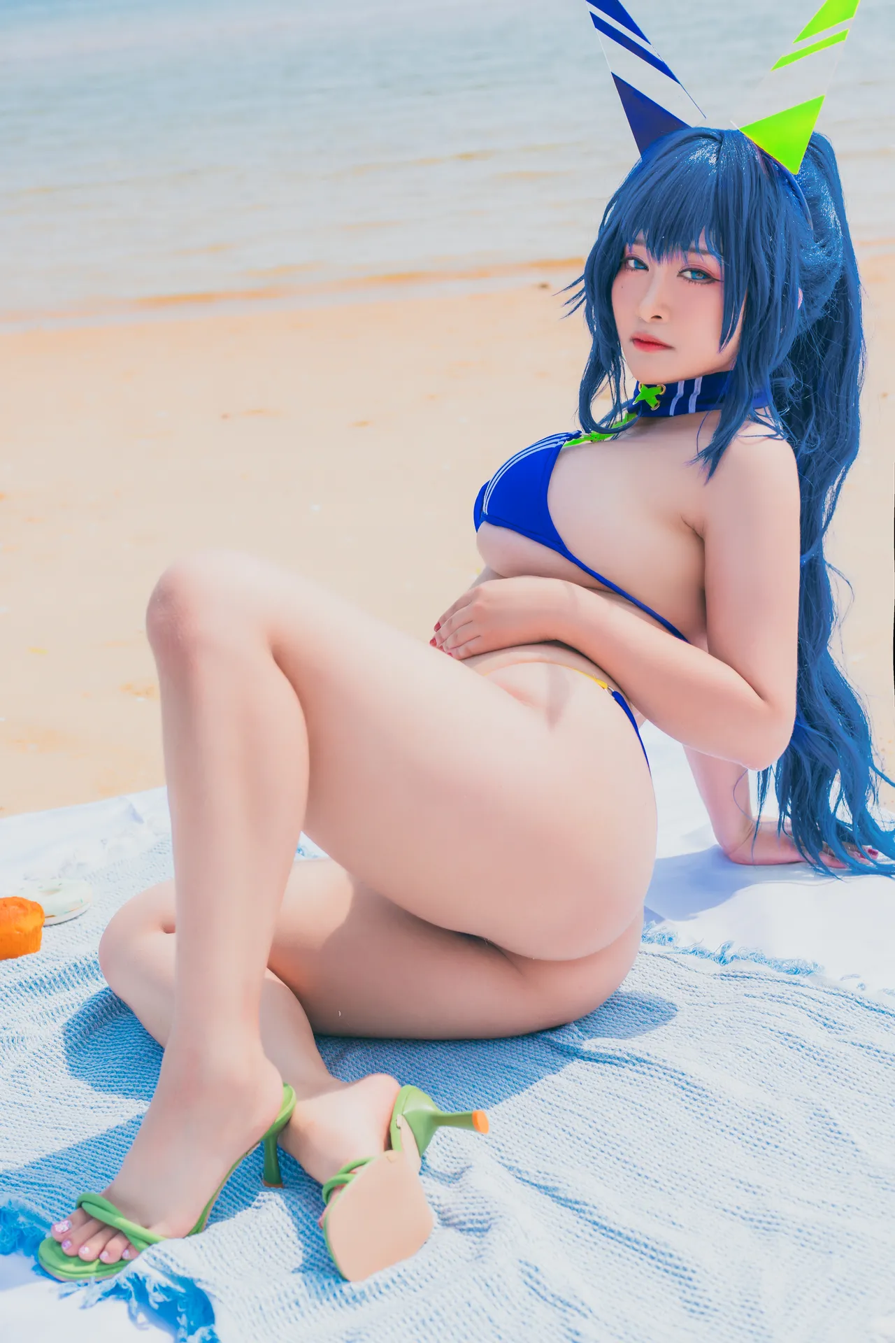 洛璃LoLiSAMA - 热恋的盛夏 花园泳装-erohere34.webp