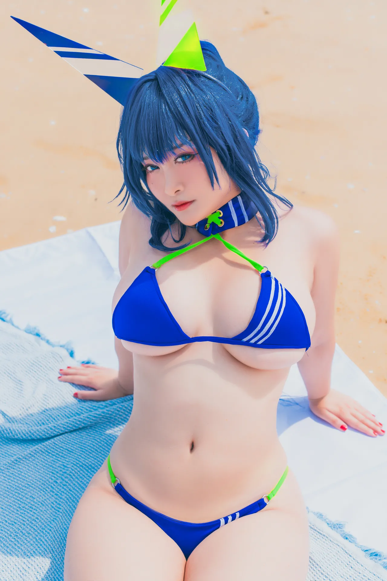 洛璃LoLiSAMA - 热恋的盛夏 花园泳装-erohere38.webp