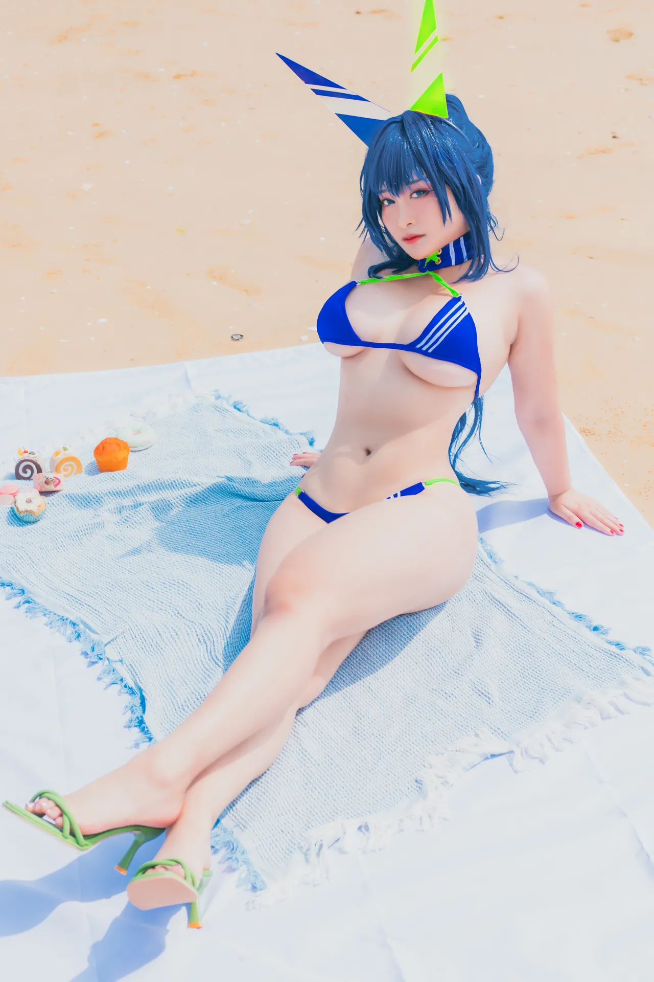 洛璃LoLiSAMA - 热恋的盛夏 花园泳装-erohere39.webp