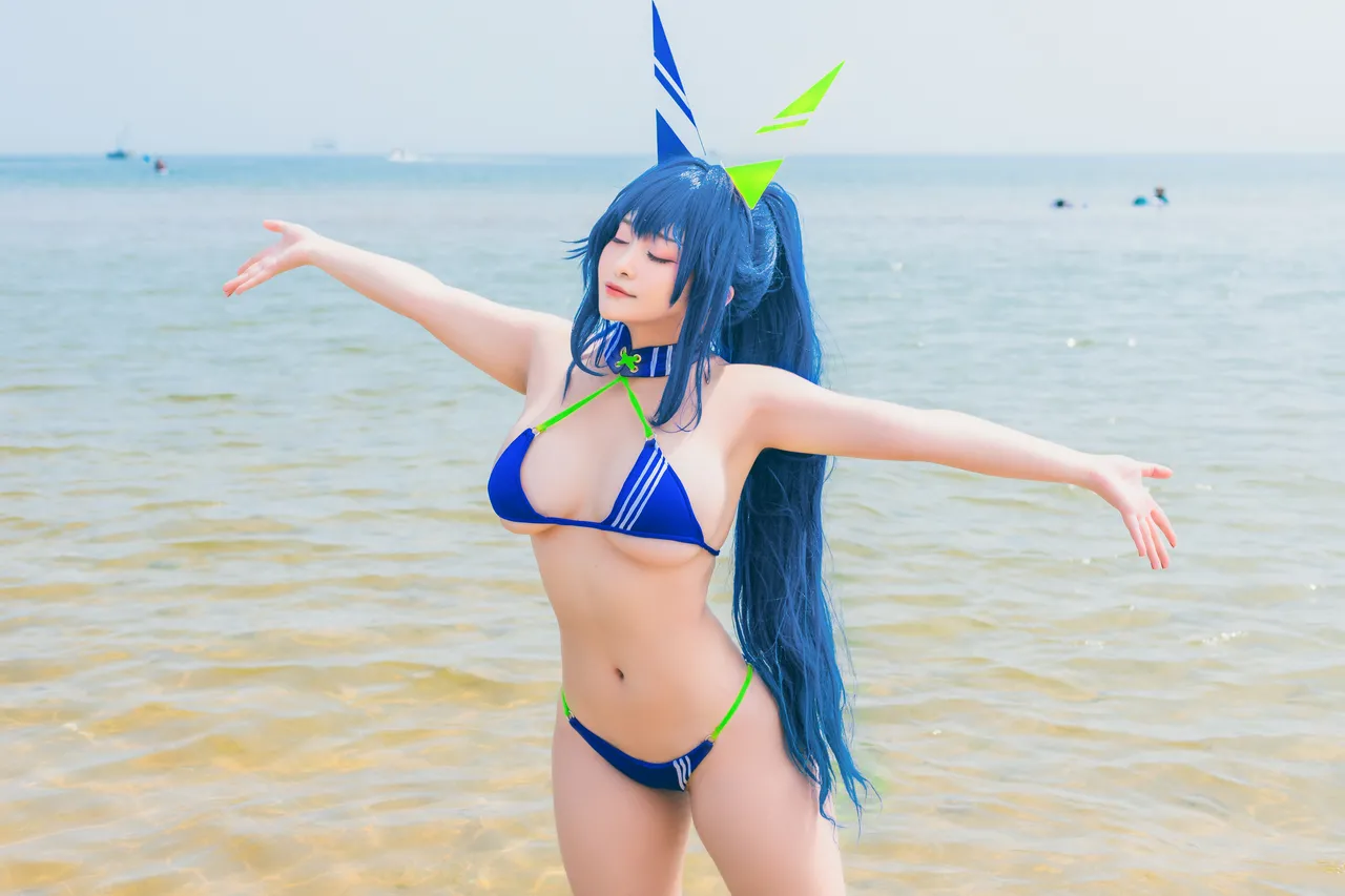 洛璃LoLiSAMA - 热恋的盛夏 花园泳装-erohere49.webp