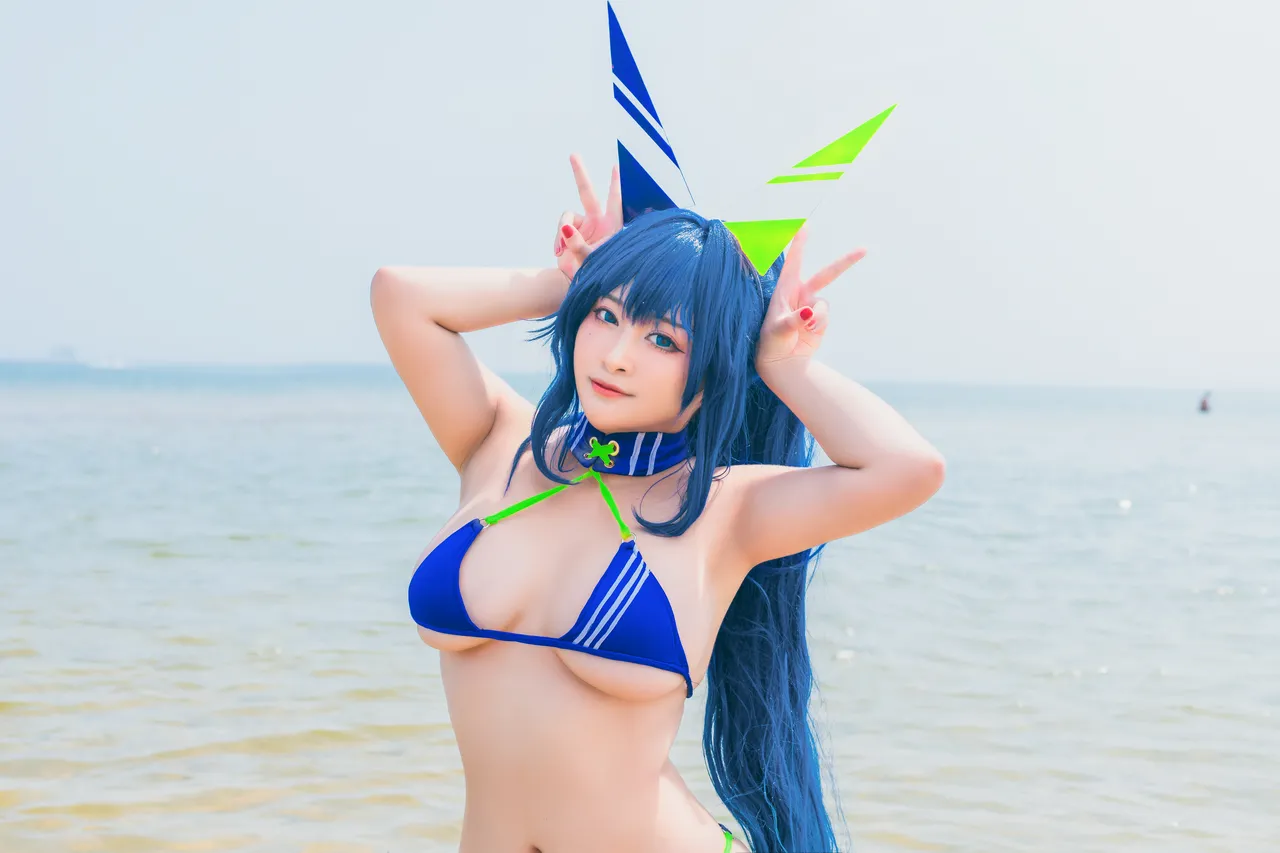 洛璃LoLiSAMA - 热恋的盛夏 花园泳装-erohere50.webp