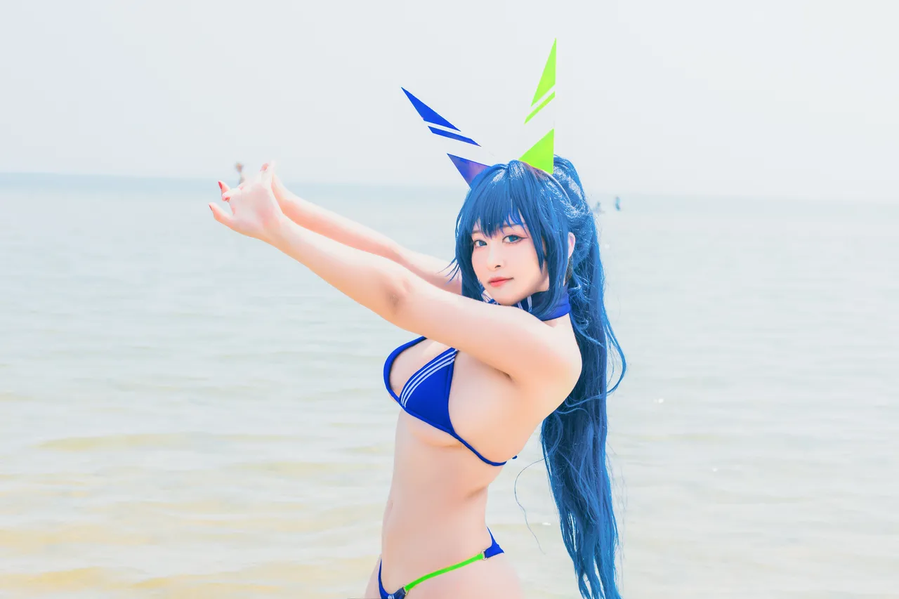 洛璃LoLiSAMA - 热恋的盛夏 花园泳装-erohere57.webp