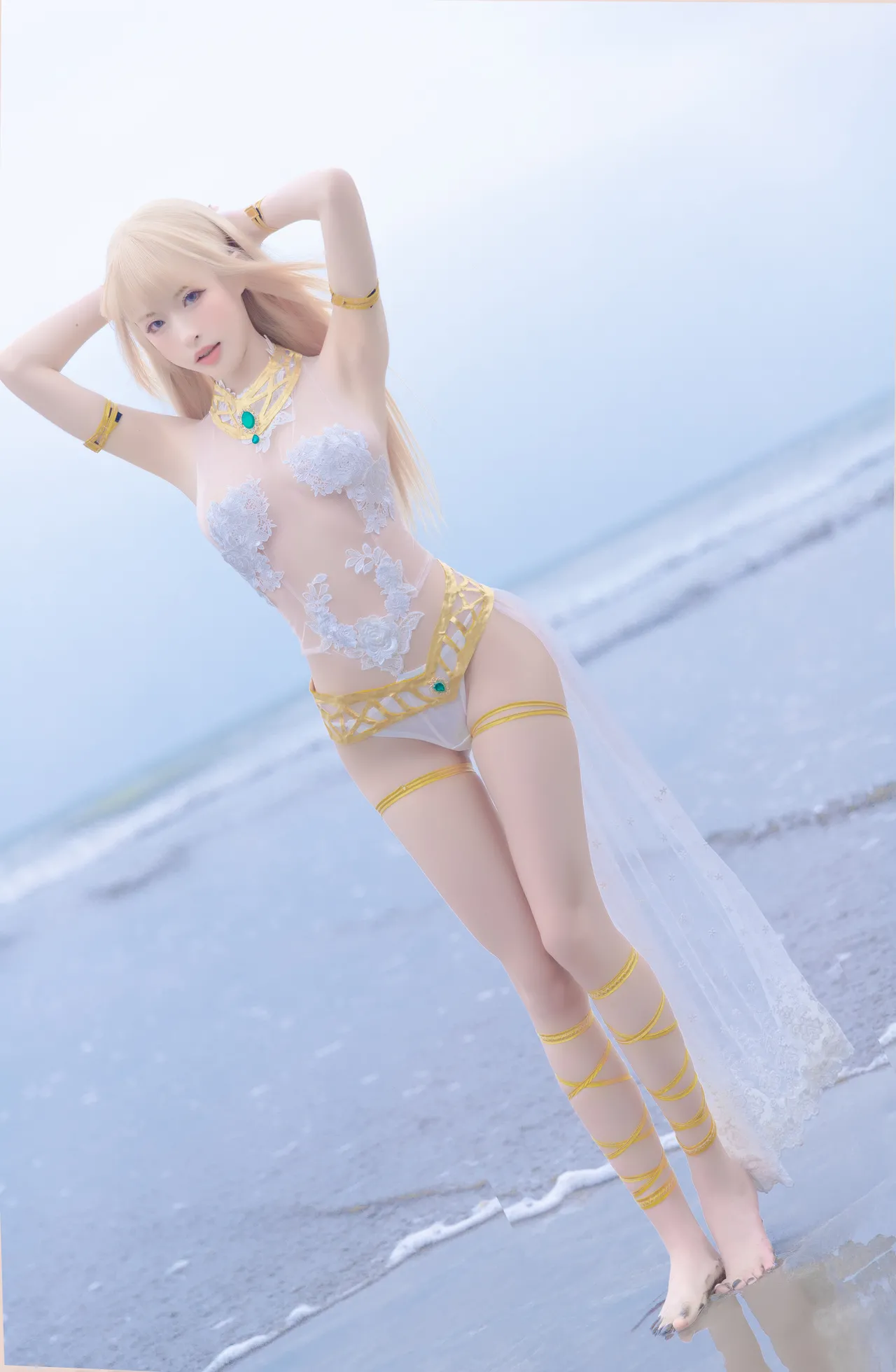 清水由乃 玛丽萝丝 白色泳衣(Dead or Alive)-erohere12.webp