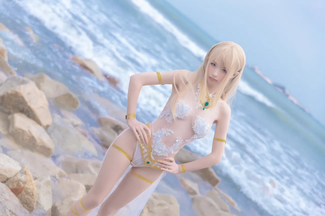 清水由乃 玛丽萝丝 白色泳衣(Dead or Alive)-erohere31.webp