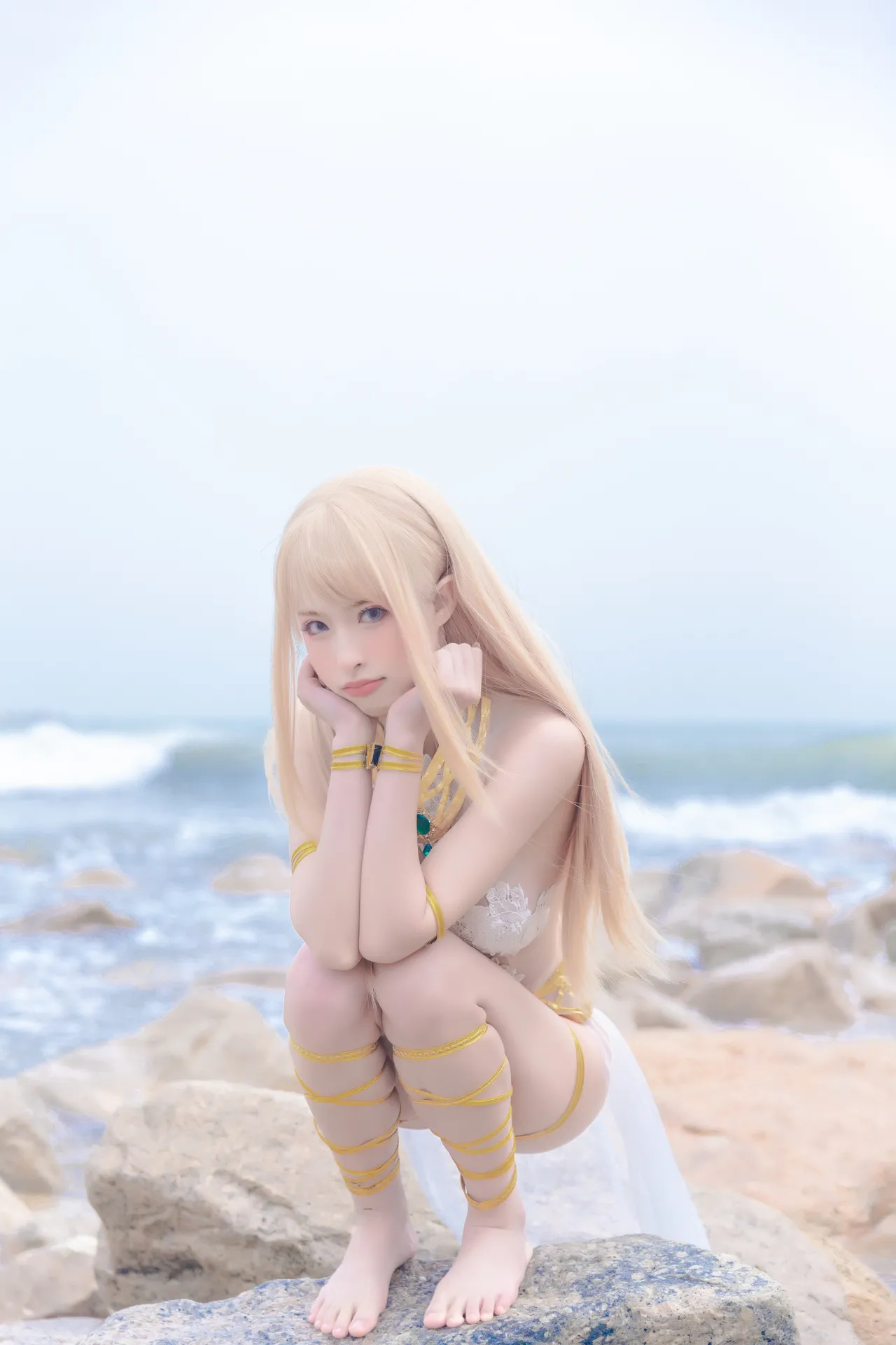 清水由乃 玛丽萝丝 白色泳衣(Dead or Alive)-erohere32.webp