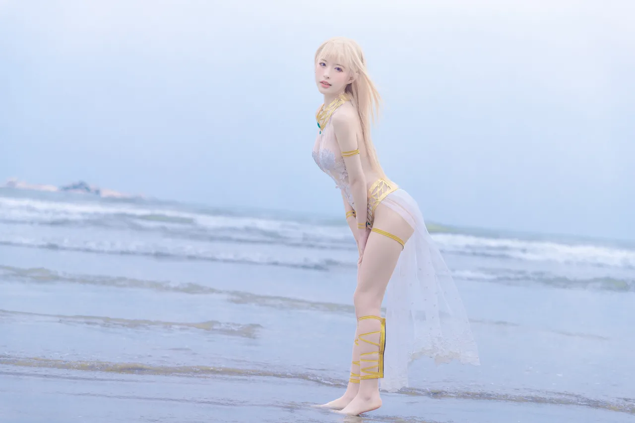 清水由乃 玛丽萝丝 白色泳衣(Dead or Alive)-erohere9.webp