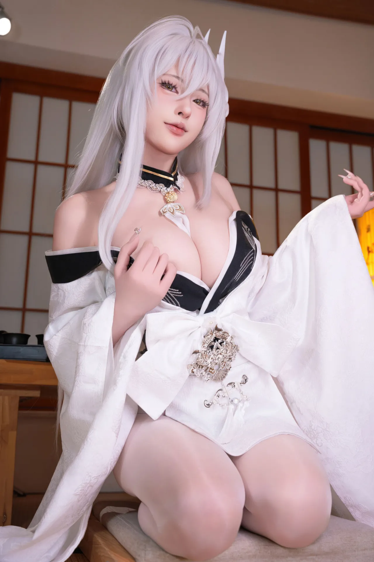 清水由乃 - 碧蓝航线 白凤和服-erohere37.webp