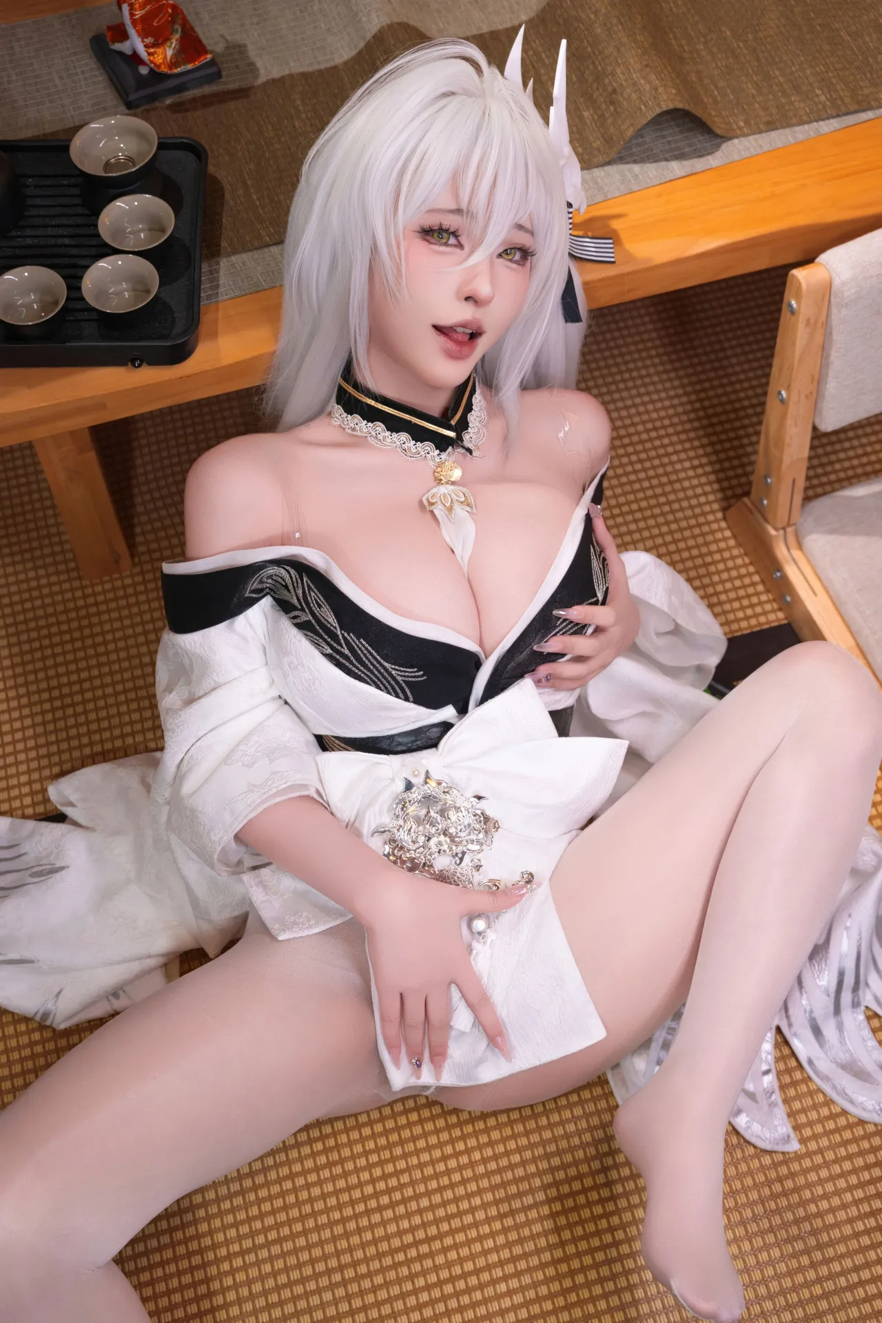 清水由乃 - 碧蓝航线 白凤和服-erohere70.webp