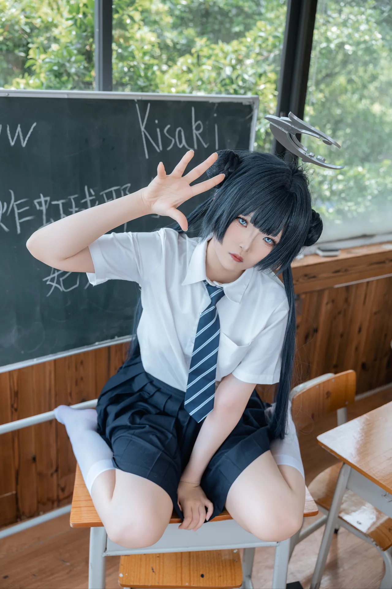 炸虾球耶呜 - 蔚蓝档案 妃咲 制服-erohere12.webp