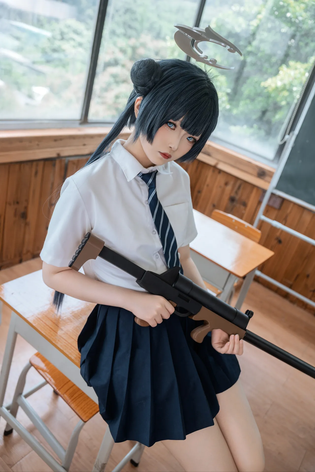 炸虾球耶呜 - 蔚蓝档案 妃咲 制服-erohere16.webp