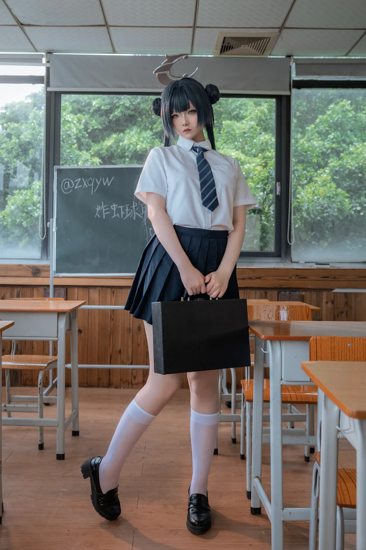 炸虾球耶呜 - 蔚蓝档案 妃咲 制服-erohere2.webp