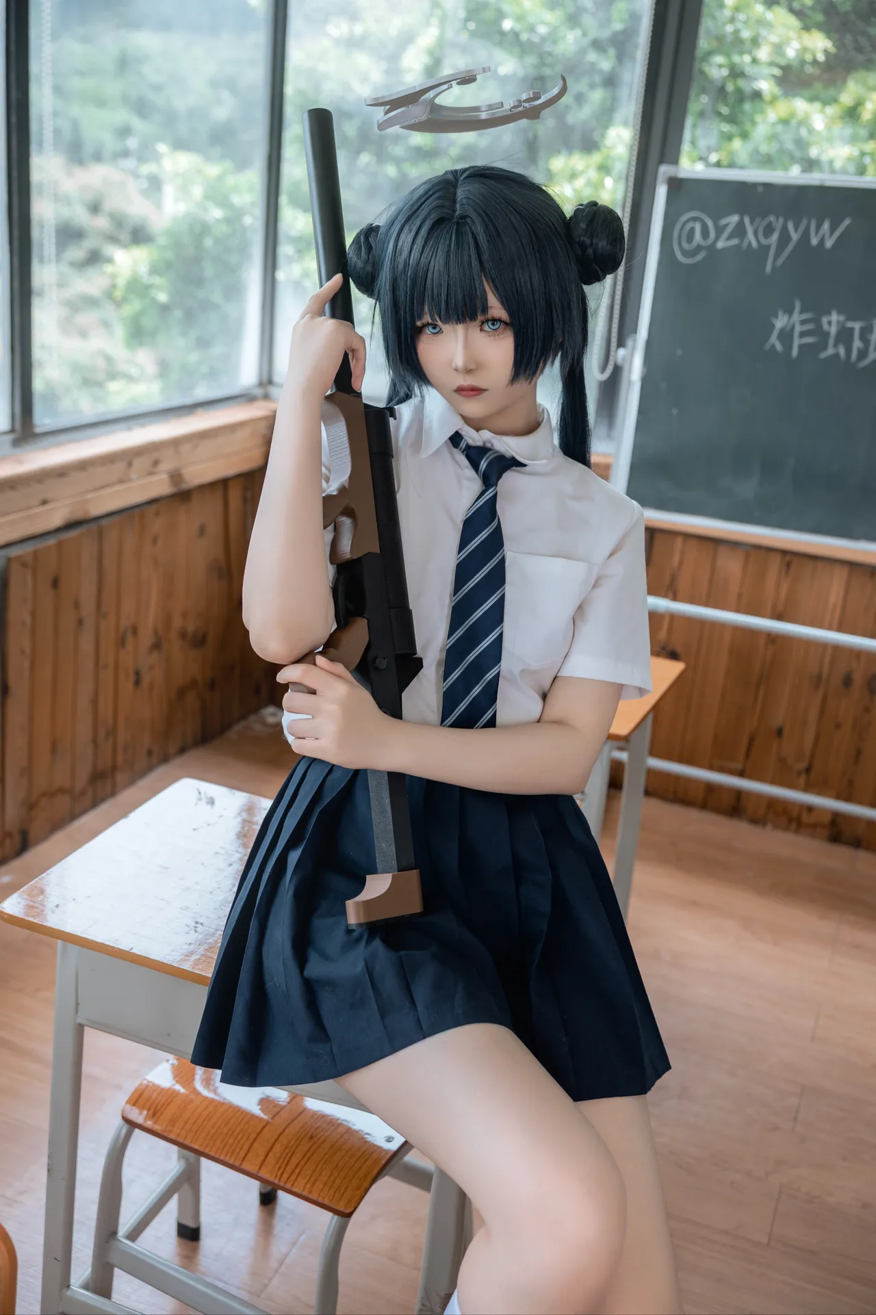 炸虾球耶呜 - 蔚蓝档案 妃咲 制服-erohere30.webp