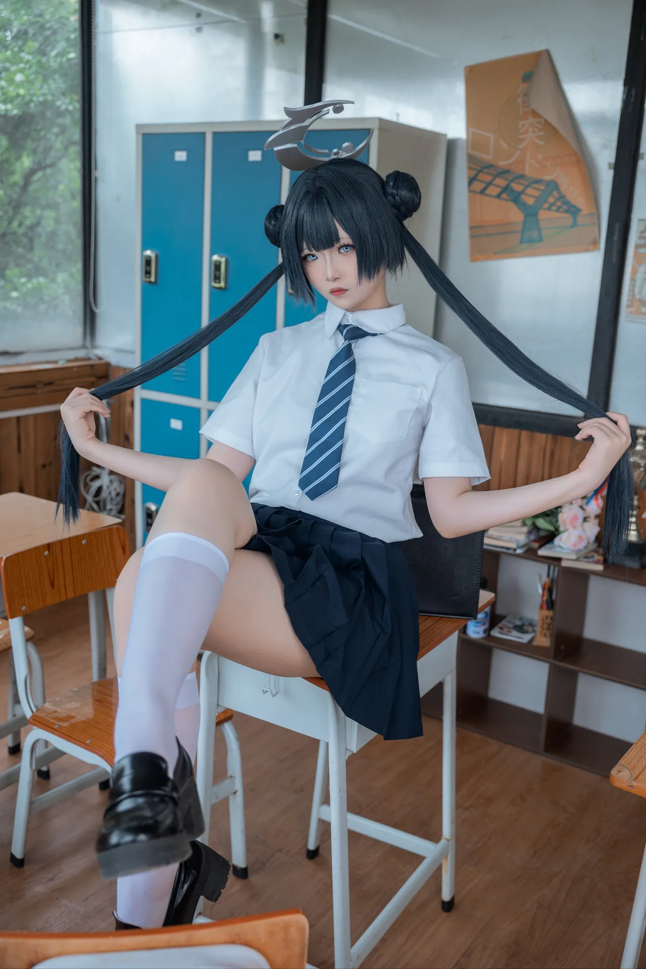 炸虾球耶呜 - 蔚蓝档案 妃咲 制服-erohere35.webp