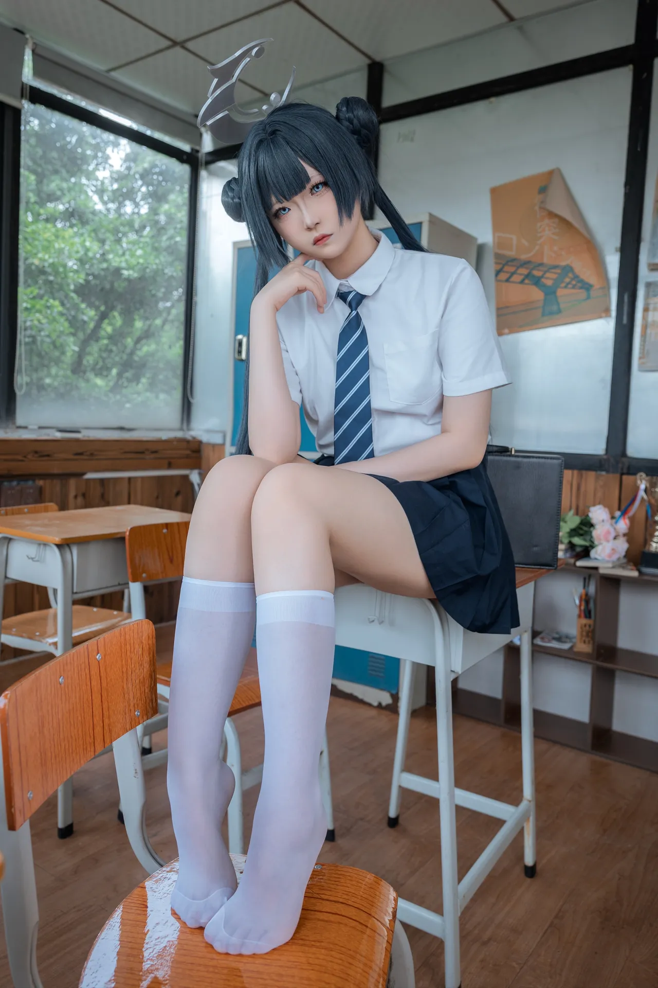 炸虾球耶呜 - 蔚蓝档案 妃咲 制服-erohere40.webp