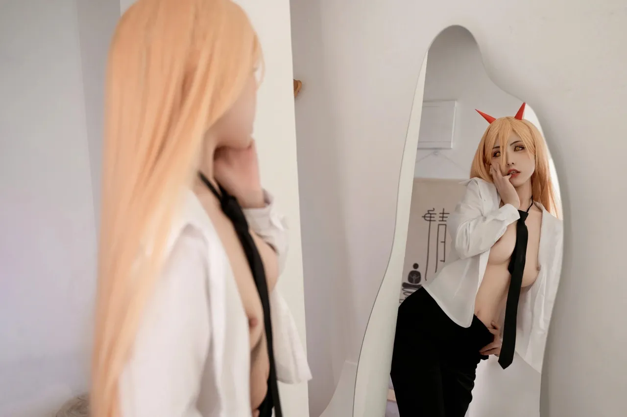 爆机少女喵小吉 - 电锯人 帕瓦-erohere33.webp