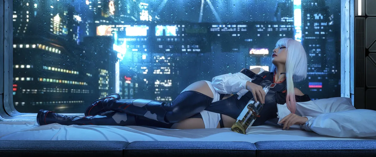 爆机少女喵小吉 - 赛博朋克 边缘行者 Lucy-erohere100.webp