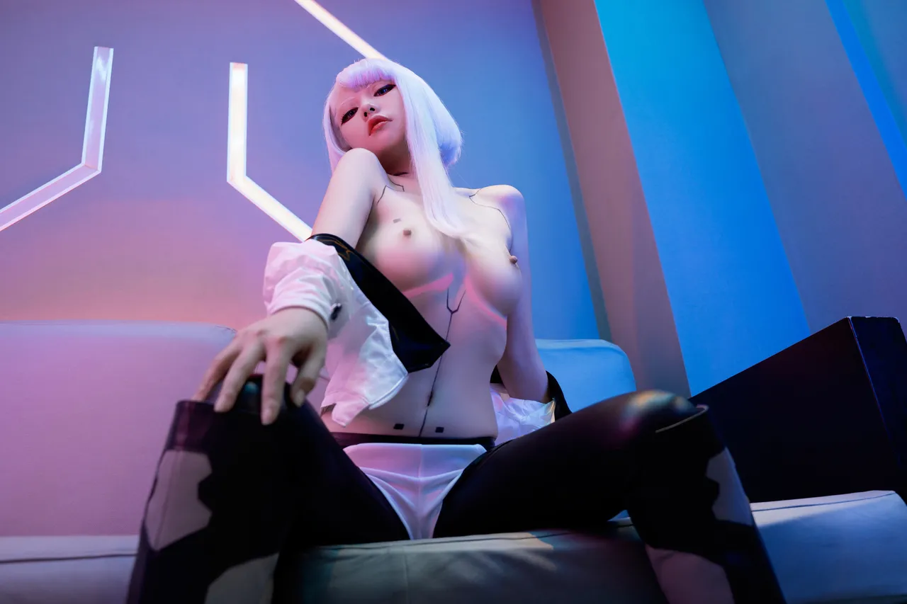 爆机少女喵小吉 - 赛博朋克 边缘行者 Lucy-erohere14.webp