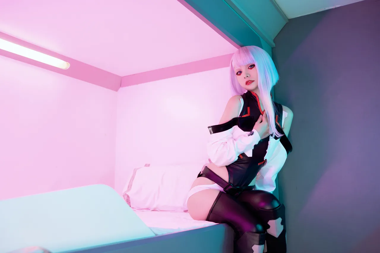 爆机少女喵小吉 - 赛博朋克 边缘行者 Lucy-erohere2.webp