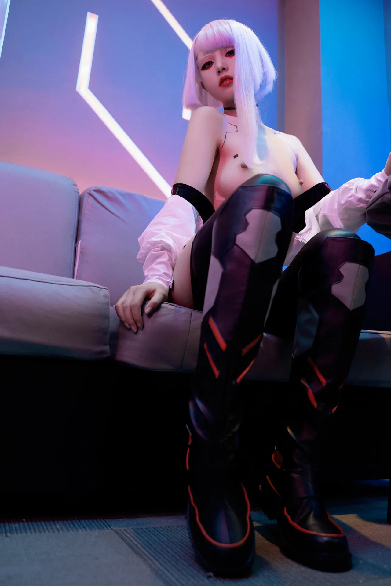 爆机少女喵小吉 - 赛博朋克 边缘行者 Lucy-erohere32.webp