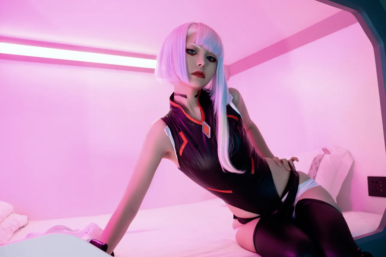 爆机少女喵小吉 - 赛博朋克 边缘行者 Lucy-erohere9.webp