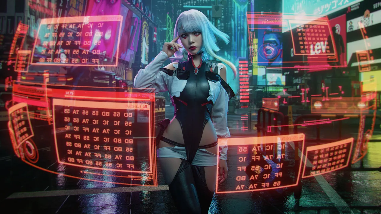 爆机少女喵小吉 - 赛博朋克 边缘行者 Lucy-erohere96.webp