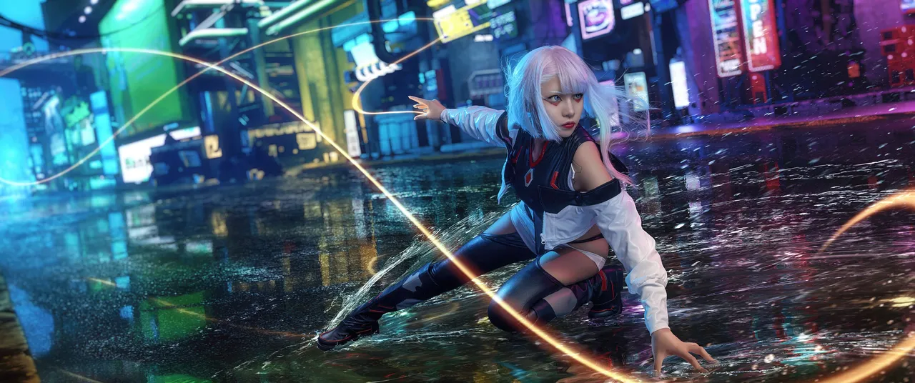 爆机少女喵小吉 - 赛博朋克 边缘行者 Lucy-erohere98.webp
