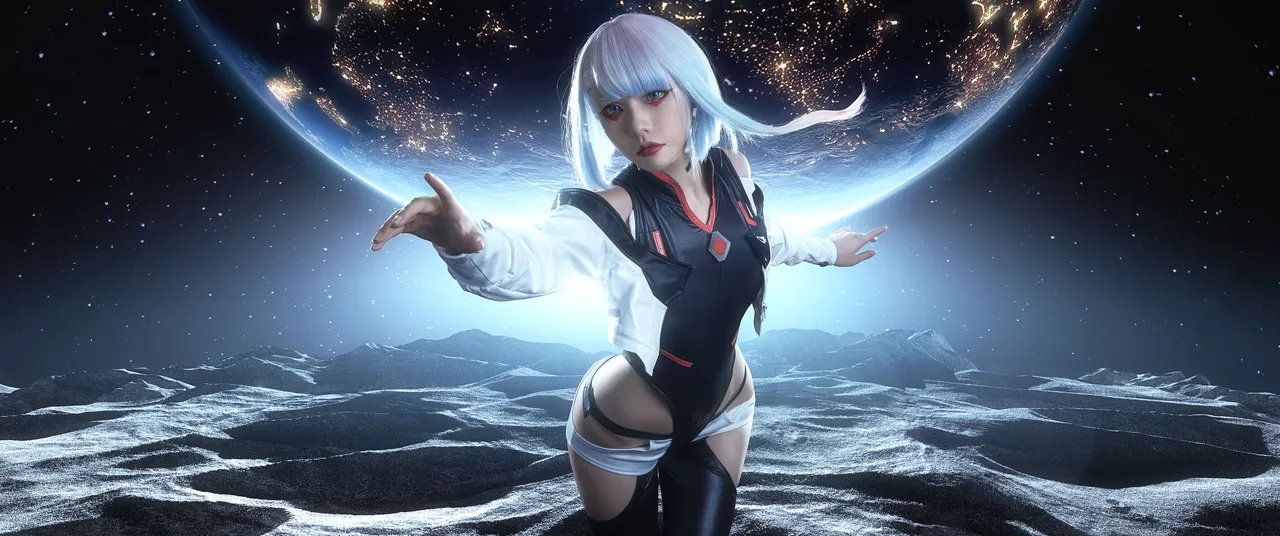 爆机少女喵小吉 - 赛博朋克 边缘行者 Lucy-erohere99.webp