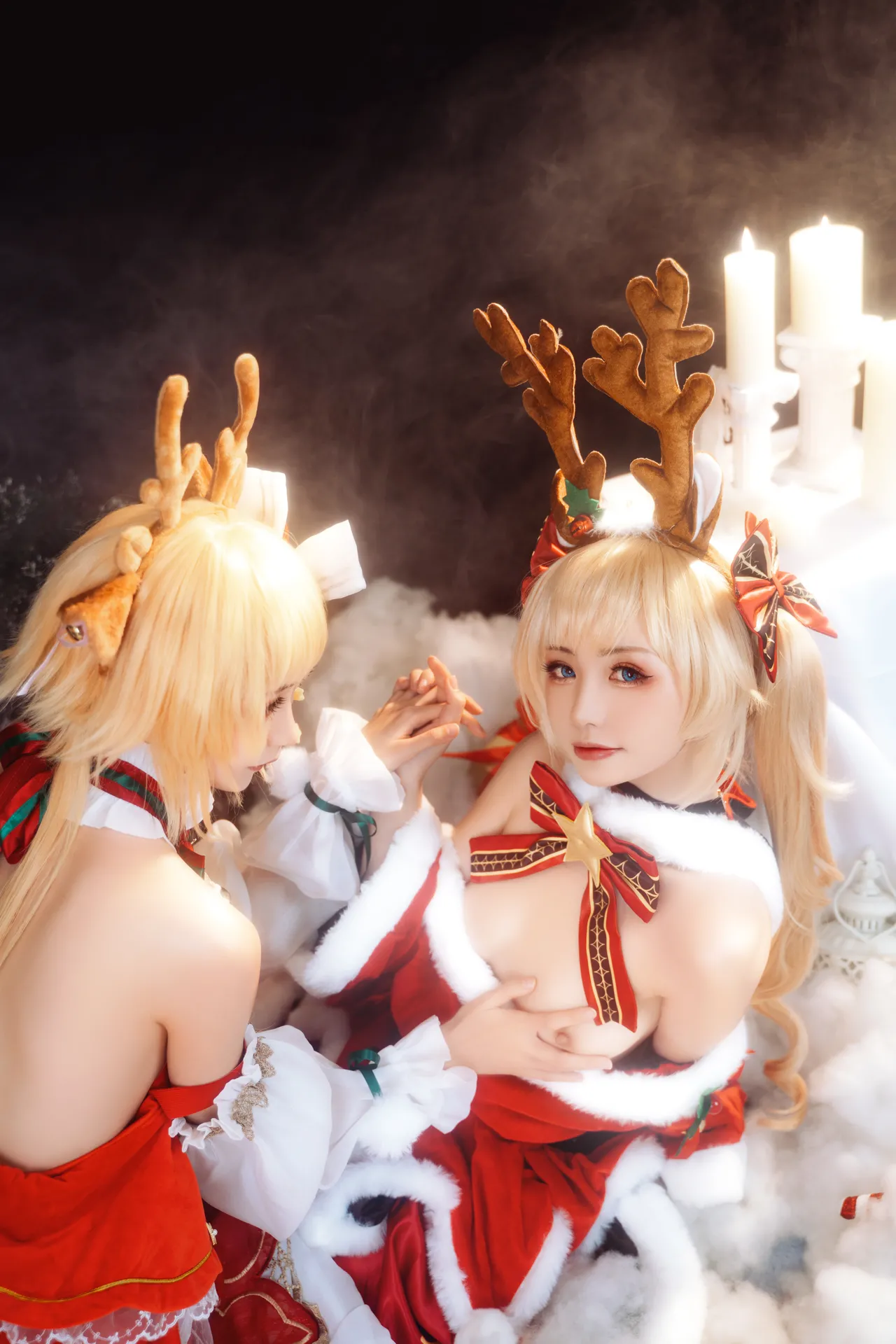 爆机少女喵小吉&amp;花音栗子 - 原神圣诞特辑-erohere50.webp