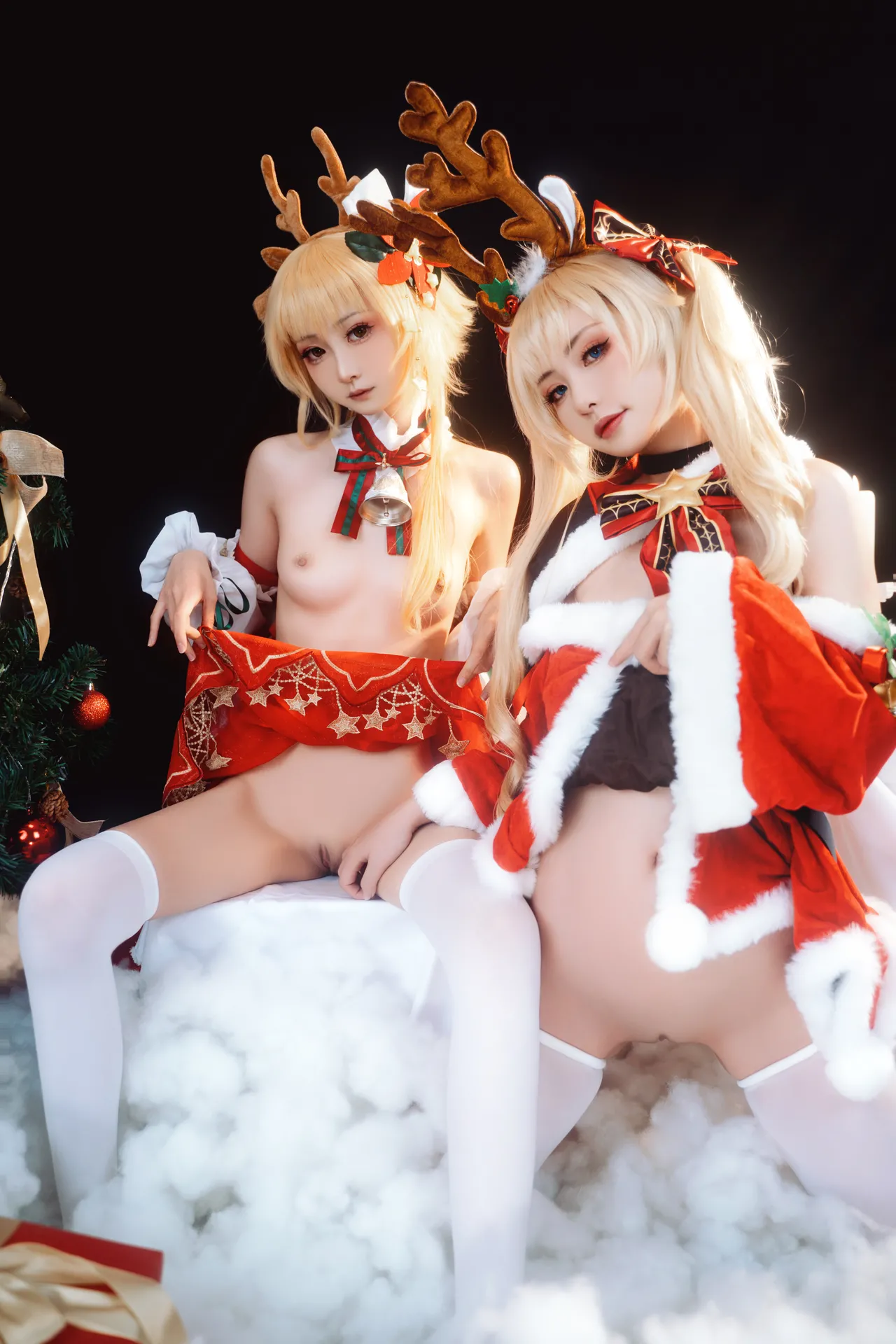 爆机少女喵小吉&amp;花音栗子 - 原神圣诞特辑-erohere67.webp
