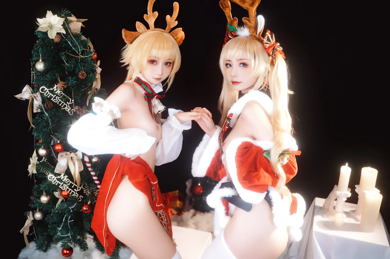 爆机少女喵小吉&amp;花音栗子 - 原神圣诞特辑-erohere76.webp