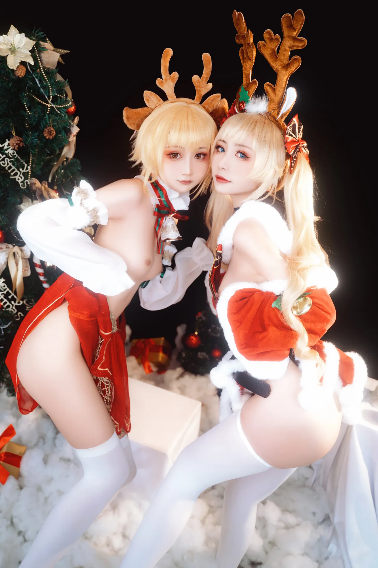 爆机少女喵小吉&amp;花音栗子 - 原神圣诞特辑-erohere77.webp