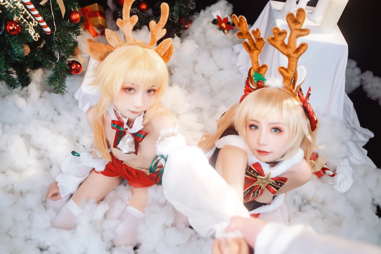 爆机少女喵小吉&amp;花音栗子 - 原神圣诞特辑-erohere83.webp