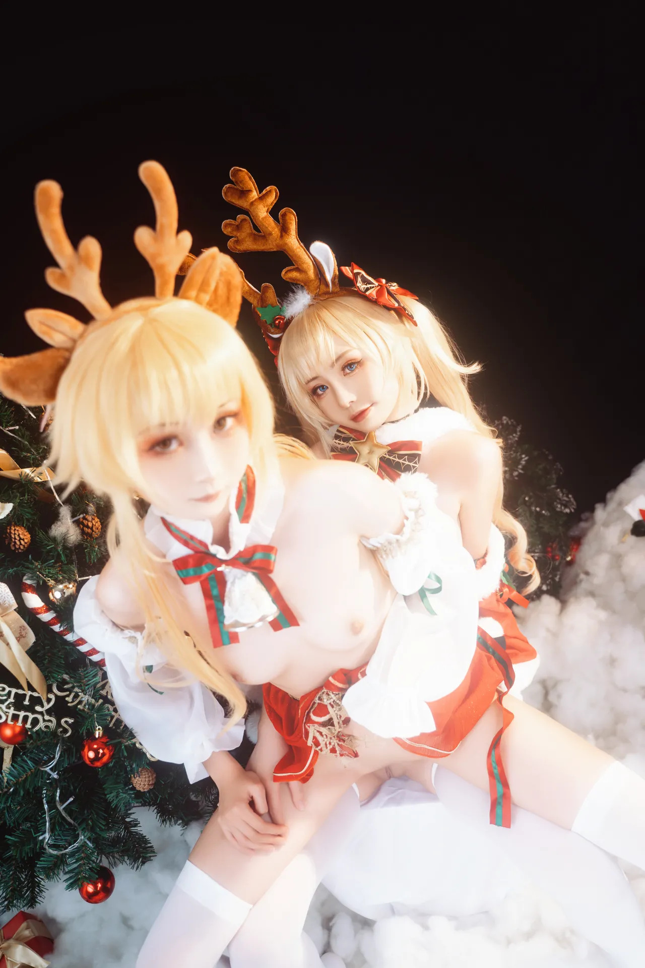 爆机少女喵小吉&amp;花音栗子 - 原神圣诞特辑-erohere85.webp
