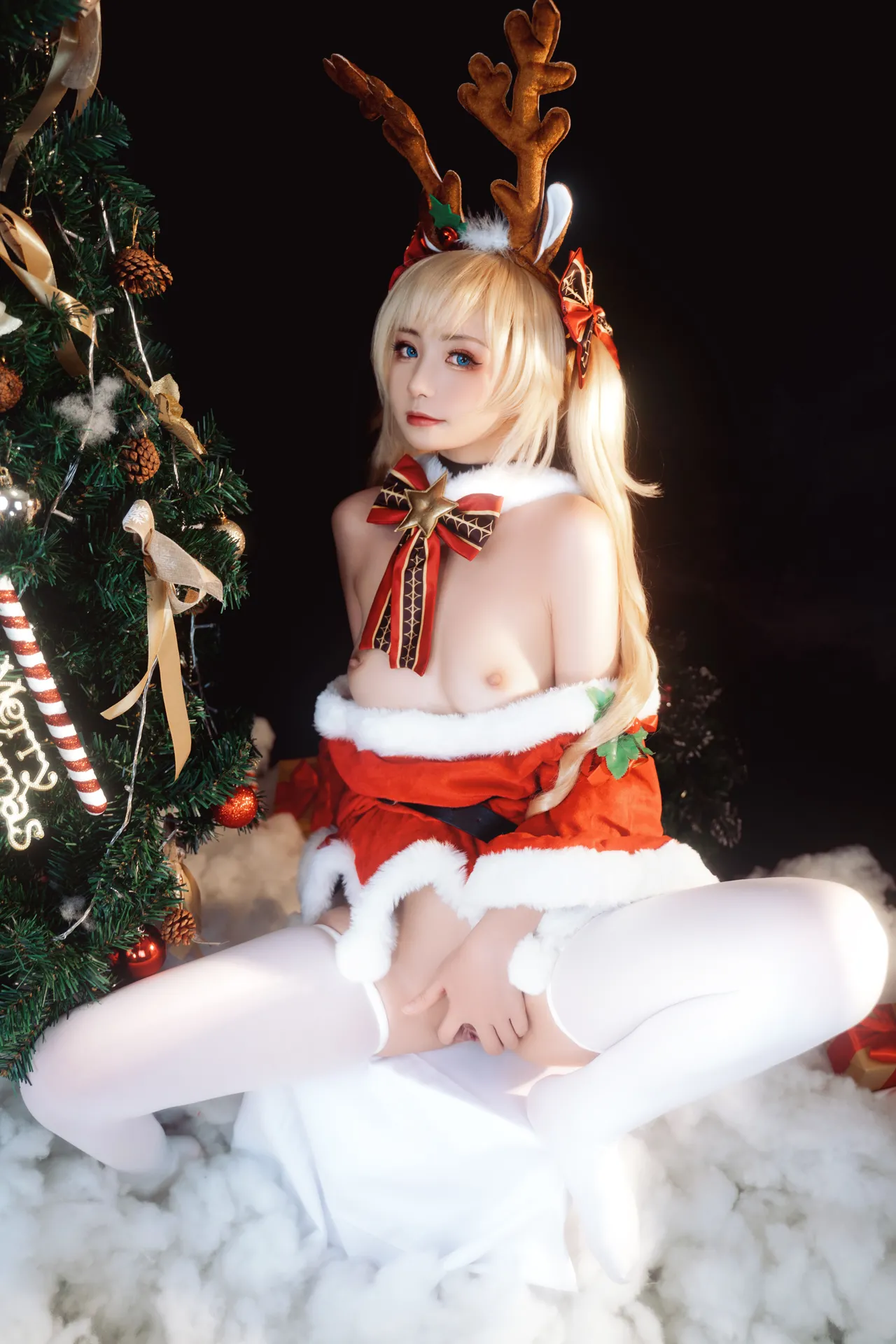 爆机少女喵小吉&花音栗子 - 原神圣诞特辑-erohere64.webp