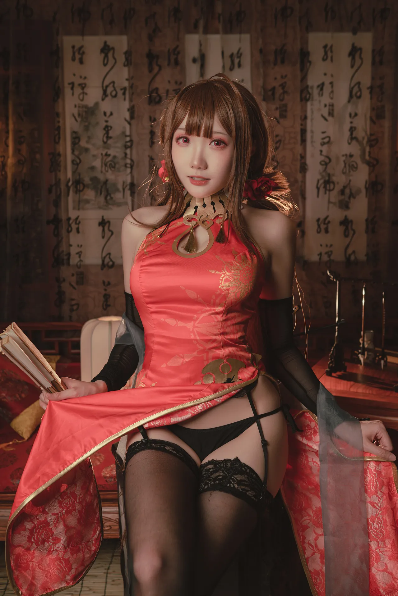 瓜希酱 - 红牡丹-erohere13.webp