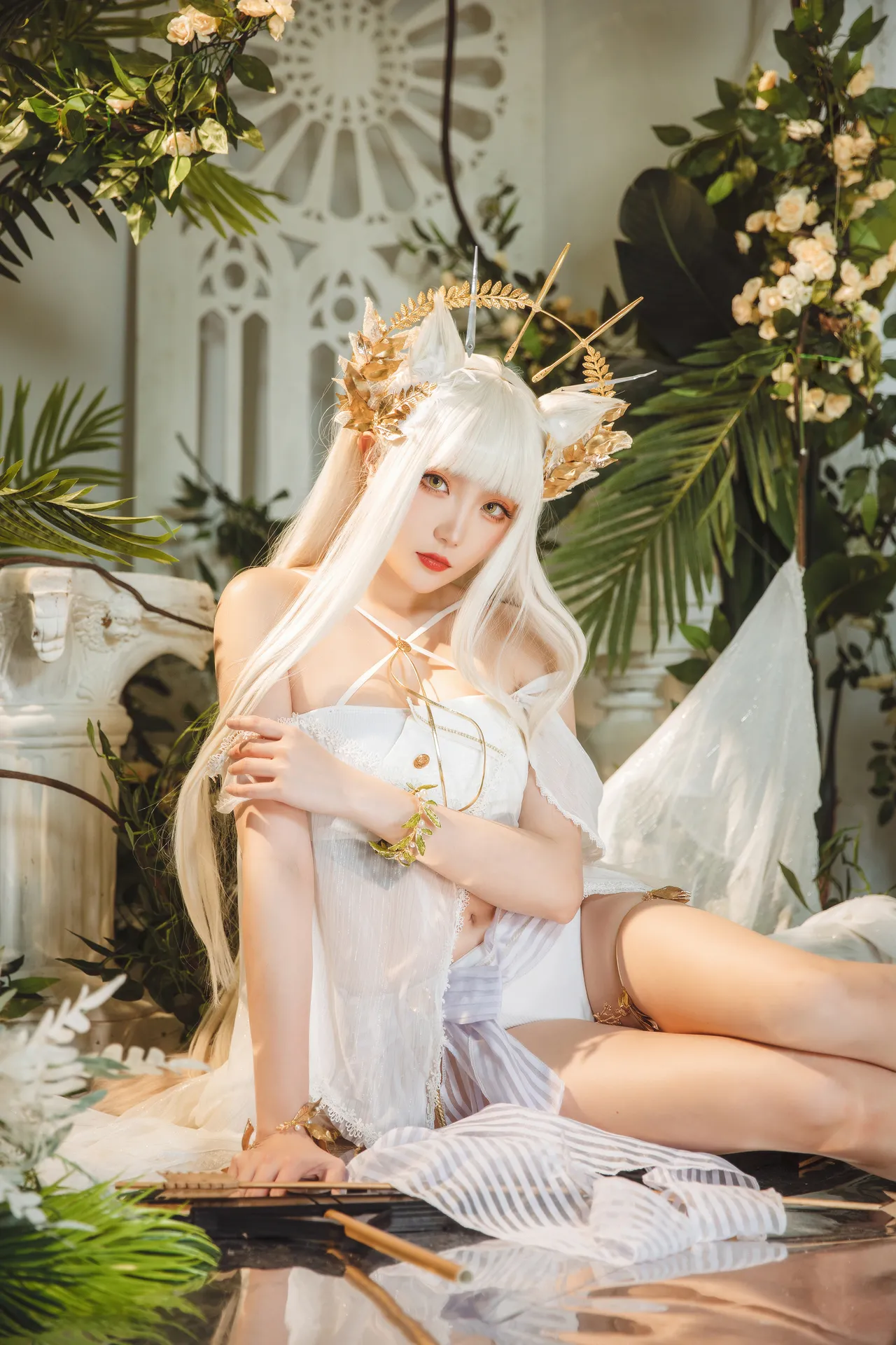 瓜希酱 - Platinum Shimmering Dew (Arknights)-erohere13.webp