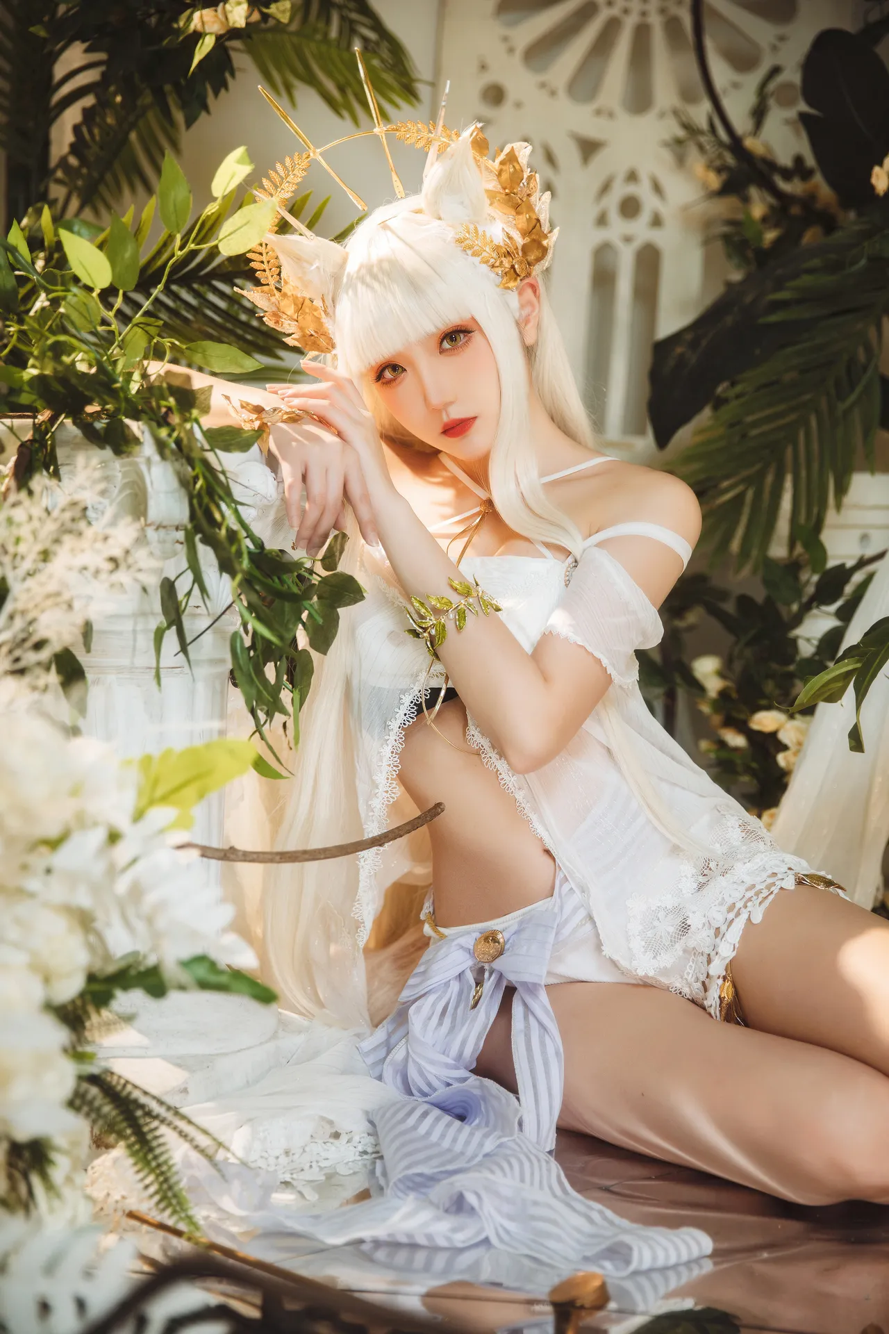 瓜希酱 - Platinum Shimmering Dew (Arknights)-erohere22.webp