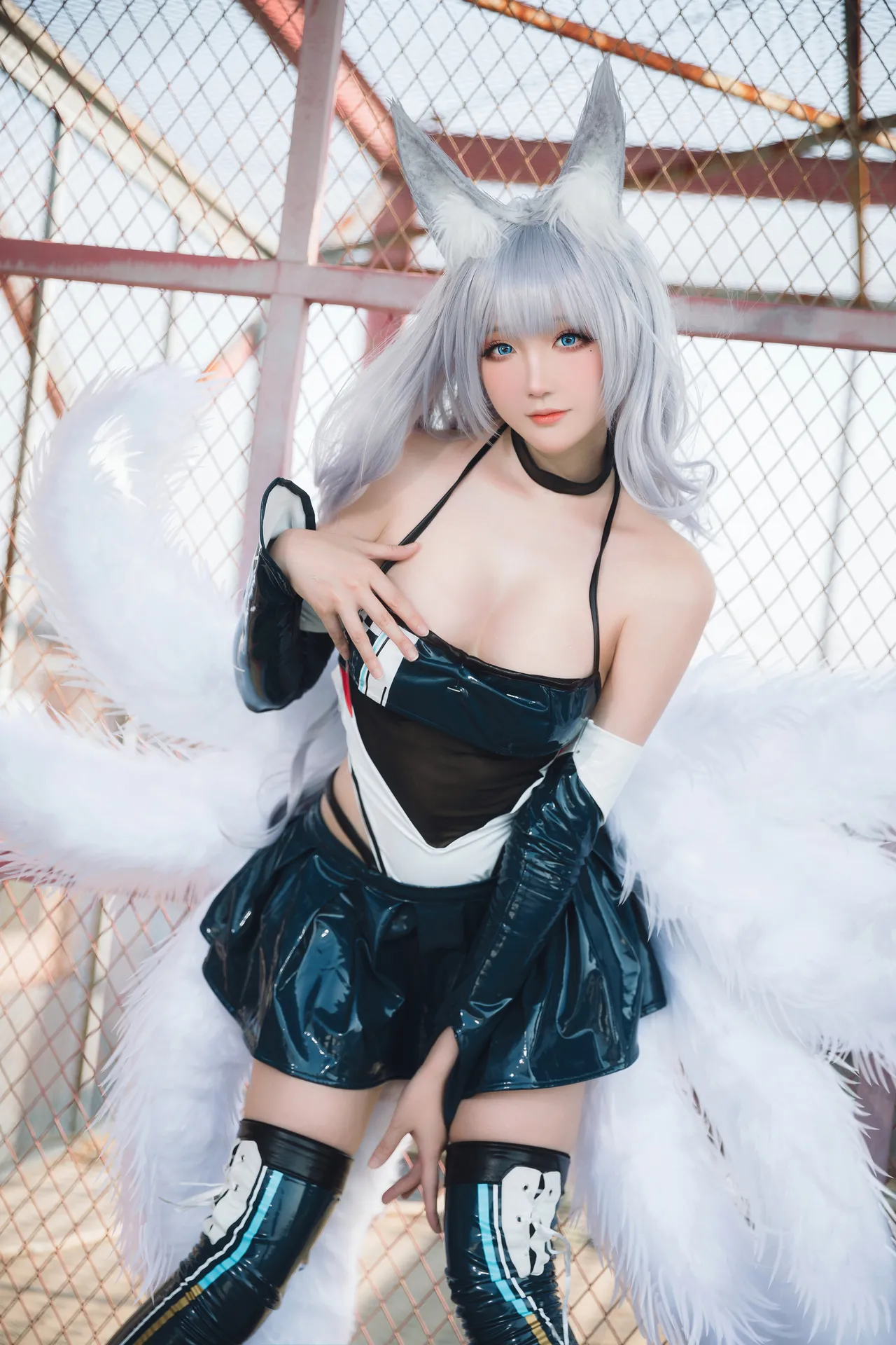 瓜希酱 - Shinano Moonlit Chrome-erohere12.webp
