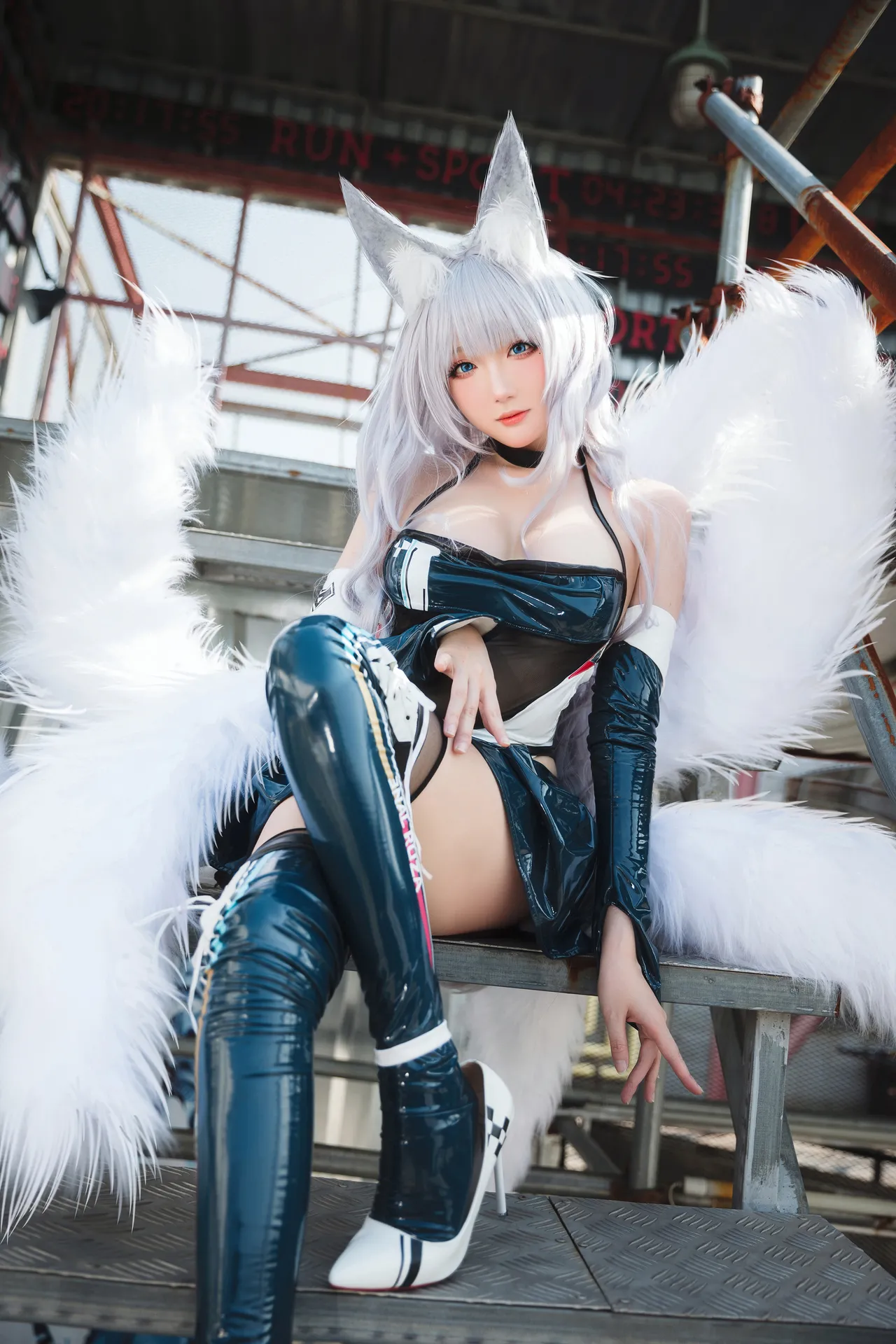 瓜希酱 - Shinano Moonlit Chrome-erohere3.webp