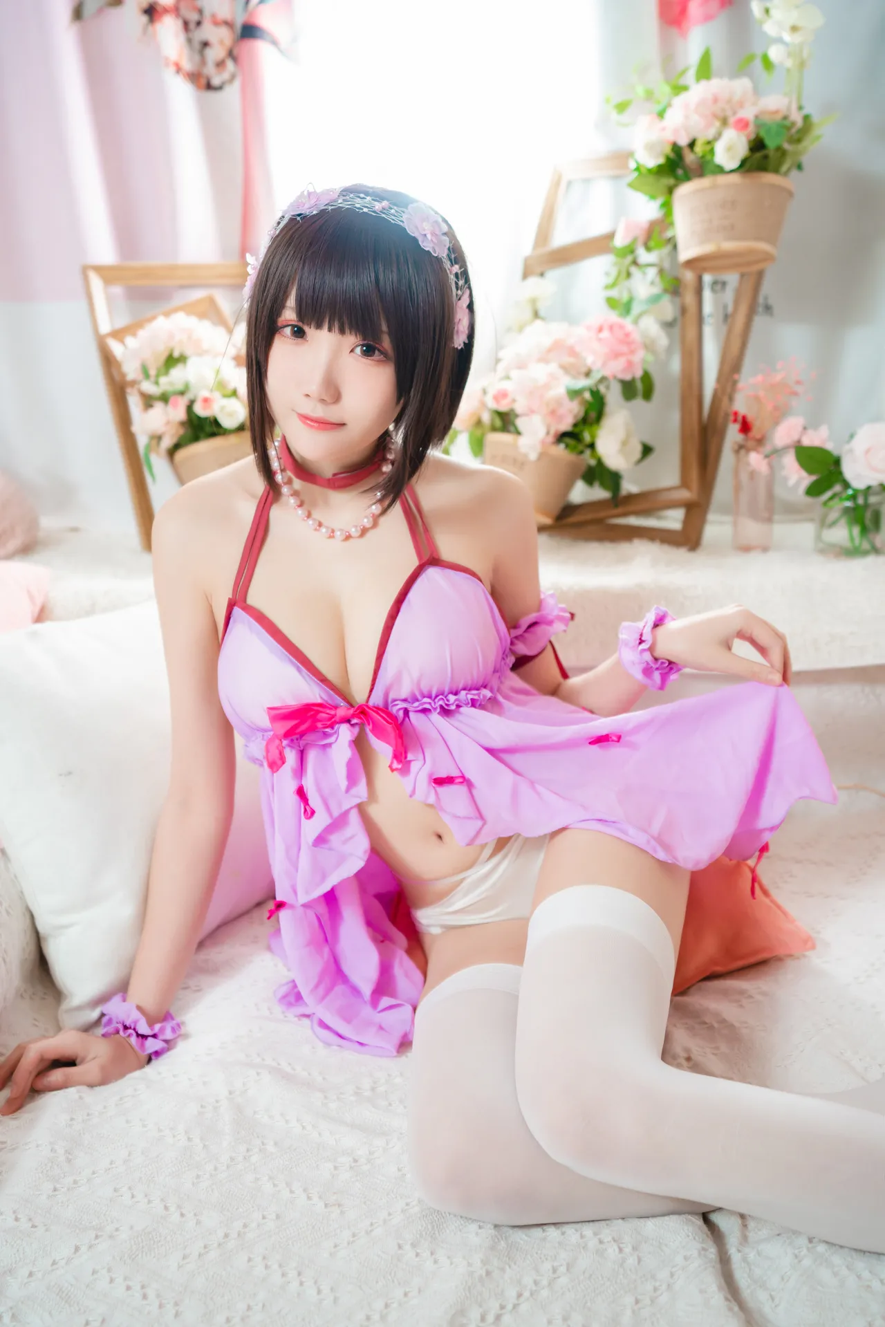 瓜希酱 07 - 加藤惠 睡衣-erohere2.webp